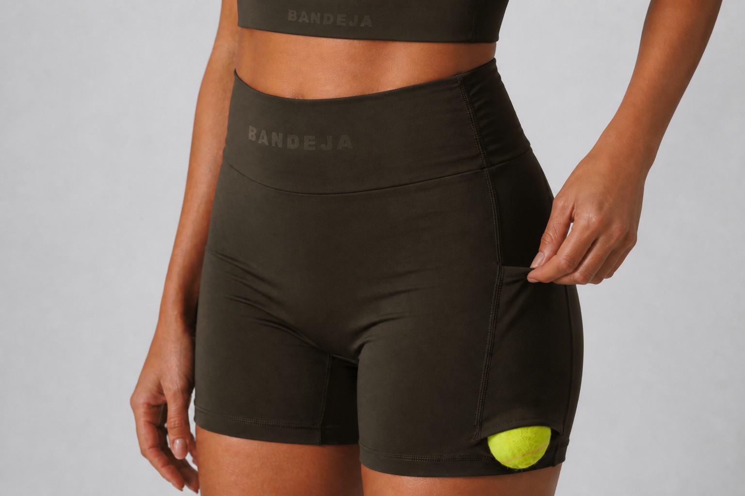 Match Short Set — Drop-Release pocket detail